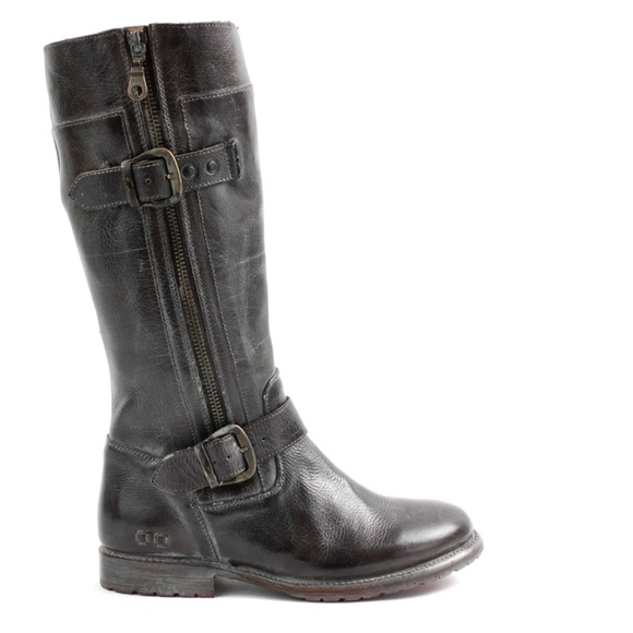 BED|STU Shoes - Bed|Stu Gogo Lug Sole Double Zip Strap Harness Detail Boots